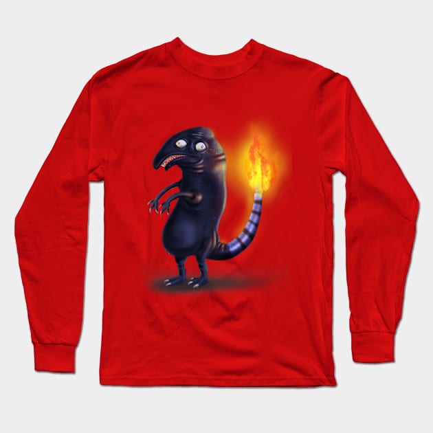 Shittmander 2.0 Long Sleeve T-Shirt by Bertoni_Lee